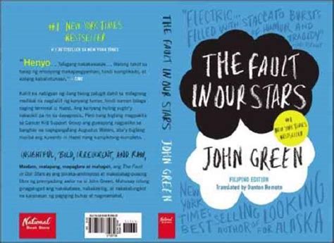 The Fault In Our Stars Tfios Book Cover Front Back Miniature Book