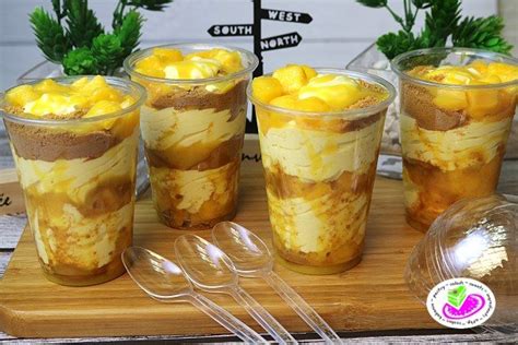 Mango Float In A Cup Recipe Filipino Dessert Recipes By