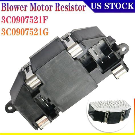 3C0907521F A C Heater Blower Motor Resistor For Audi A3 Q7 TT VW Jetta