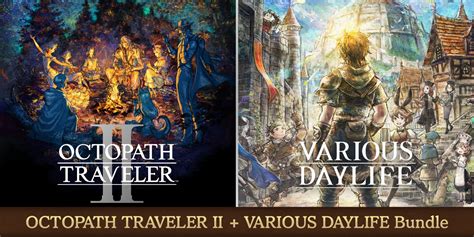 Pack contenant Octopath Traveler II et Various Daylife Jeux à