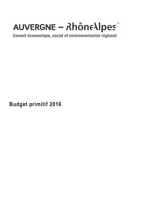 Calam O Avis Ceser Budget Primitif