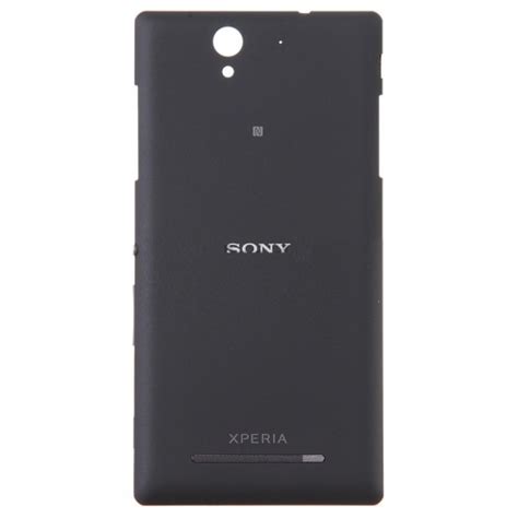 Sony Xperia C Rear Housing Panel Battery Door Module Black Cellspare