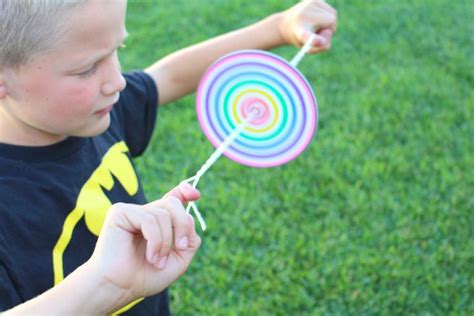 Diy Paper Spinner For Endless Fun Camping Crafts Paper Spinners