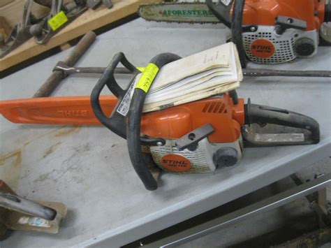 Stihl Ms170 Chainsaw W15 Blade Dodds Auction