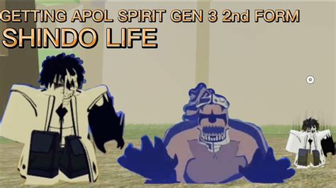 Getting Apol Spirit Su Tailed Gen Nd Form Shindo Life Youtube