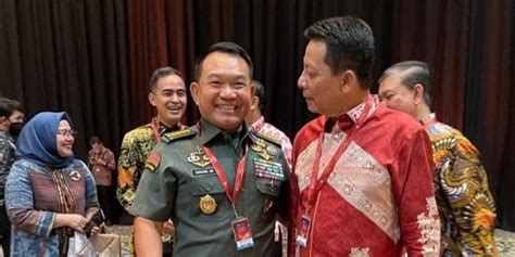 Bertemu KSAD Jenderal TNI Dudung Achmad Marzuki Minta Dukungan