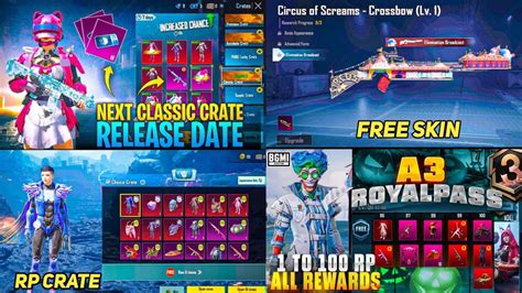 Next Classic Crate Leaks BGMI Next A3 Royal Pass BGMI Free Crossbow