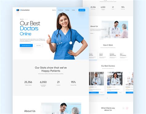 Online Doctor Appointment Website On Behance