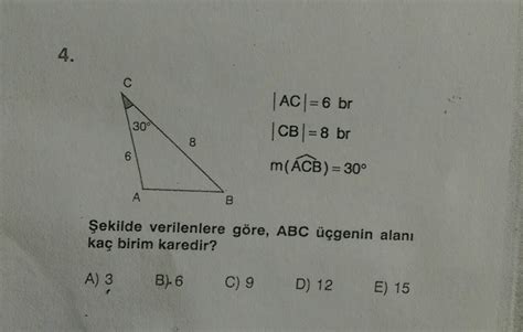 trigonometri sorusu lütfen yardımcı olur musunuz Eodev