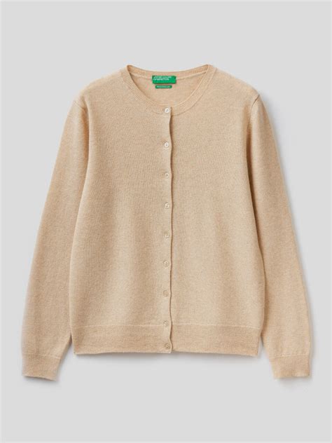 Merino Wool Cardigans Women 2023 Benetton