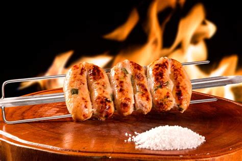 Linguica Cuiabana Traditional Brazilian Barbecue Stock Photo Image