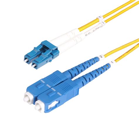 StarTech Câble Fibre Optique de 5m Duplex Monomode LC vers SC UPC