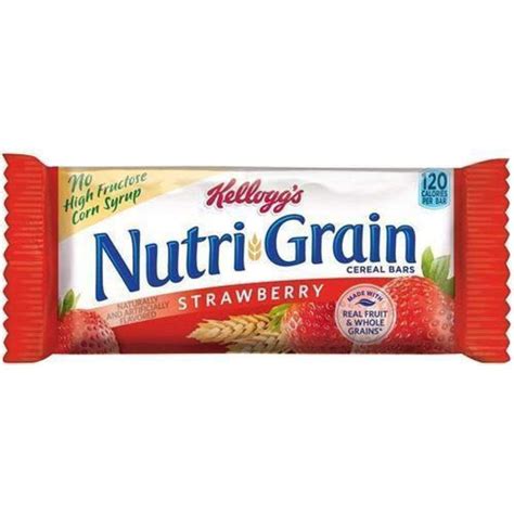 Kelloggs Nutri Grain Cereal Bars Strawberry Icare Packages