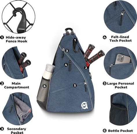 A N Reversible Crossbody Sling Bag Backpack For Men And Women Navy