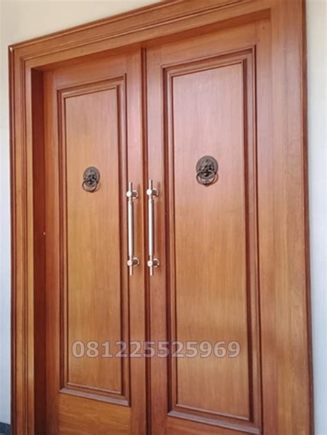 Kusen Pintu Jati Kupu Tarung Elegan Rumah Mewah