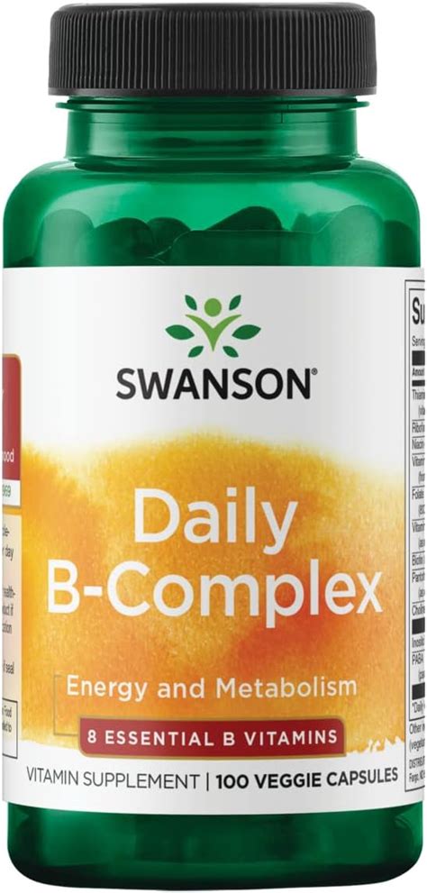 Amazon Swanson Super Stress B Complex Vitamin Supplement