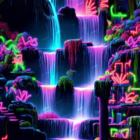 Neon Waterfalls – Pattern Crew