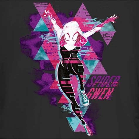 Juniors Womens Spider-Man: Across the Spider-Verse Spider Gwen Glitch T ...