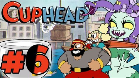 Cuphead 6 ☕ Perilous Piers Captain Brineybeard Sally Stageplay