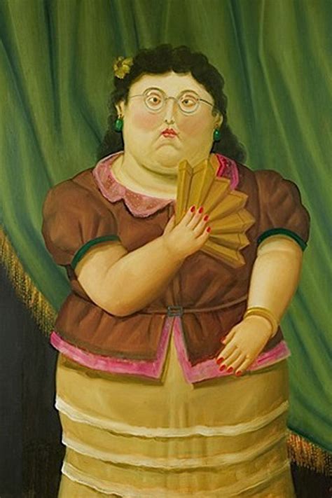 Tableau de Fernando Botero Femme à l éventail But Is It Art E t Art