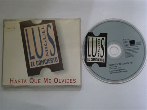 Luis Miguel - Hasta Que Me Olvides (1995, CD) | Discogs