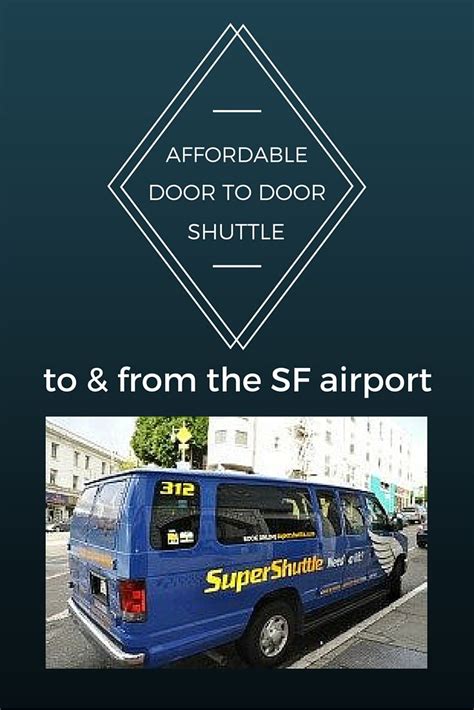 Airport Shuttle in San Francisco | SFO Transit | Free things to do, Airport, Shuttling