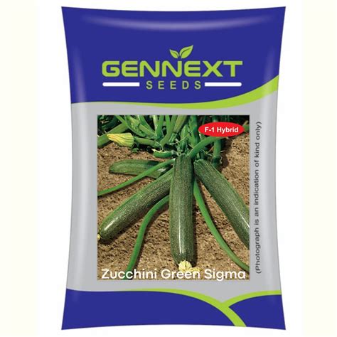 Hybrid Zucchini Green Sigma Seeds Packaging Type Packet Packaging
