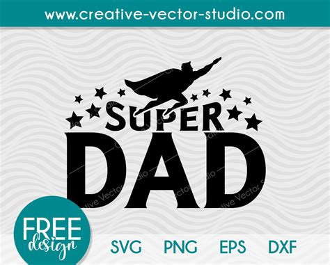 Super Dad Logo Vector