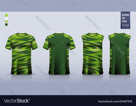 T Shirt Sport Mockup Template Design For Soccer Vector Image