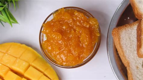 3 Ingredients Mango Jam Recipe How To Make Mango Jam Home Made Mango Jam Easy Mango Jam