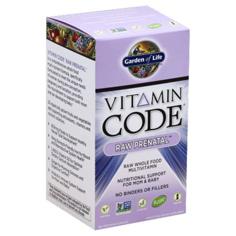 Garden Of Life Vitamin Code Raw Prenatal Vegetarian Capsules Ct