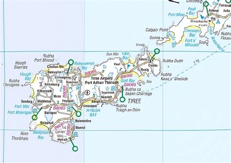 Isle of Tiree Map