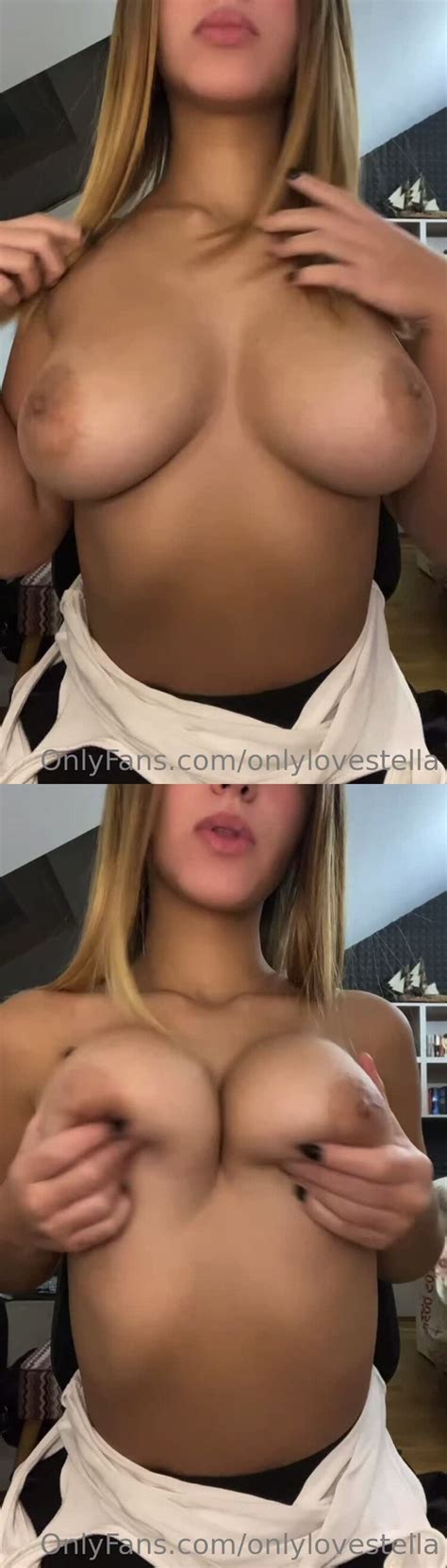 Rebecca Bardaro Aka Onlylovestella Puts Her Lips Under The Penis