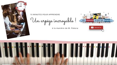 10 minutes pour apprendre un arpège incroyable au piano Piano tuto