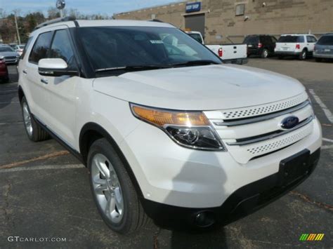 2014 White Platinum Ford Explorer Limited 4WD 87998996 Photo 12