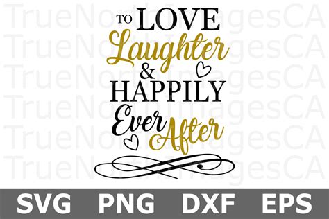 Happily Ever After A Wedding Svg Cut File