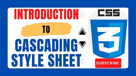 INTRODUCTION TO CASCADING STYLESHEET CSS 2 YouTube