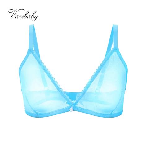 Varsbaby Sexy Unlined Transparent Bra Women Underwear Yarn Comfortable Sexy Lingerie Bras