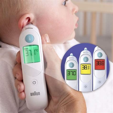 Braun Irt Mnla Thermoscan Koortsthermometer Wit Groen Bol