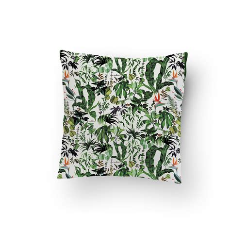 Housse Coussin 50 50 Tropical 09 Maison Baluchon Housse De Coussin