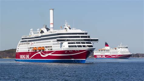 M S Viking Grace And Amorella At Sea Viking Line Abp