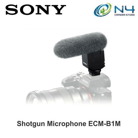 Sony Shotgun Microphone Ecm B M Mic With Digital Audio Recording Sony