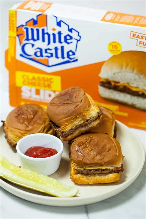 Air Fryer Frozen White Castle Burgers Cooked In Minutes