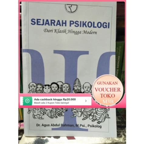 Jual Sejarah Psikologi Dari Klasik Hingga Modern Original Shopee