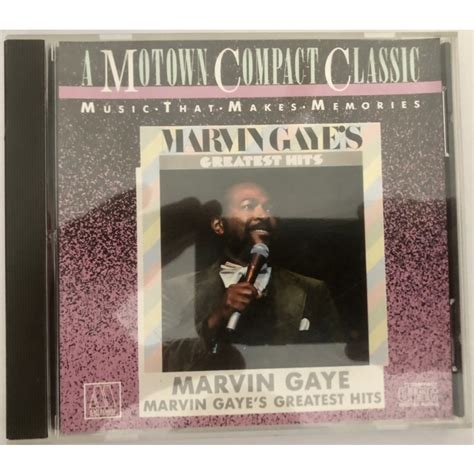 Cd Marvin Gaye Greatest Hits Importado Shopee Brasil