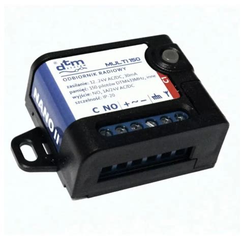 DTM System Odbiornik MULTI NANO2 150 1 kanałowy uniwersalny 12 24V