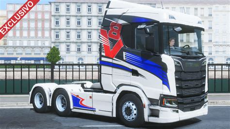 Skin Scania Grafite V Edition Truckers Of Europe Exclusivo