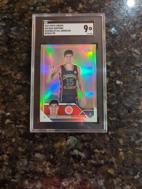 Topps Chrome Mcdonald S All American Reed Sheppard Rc For