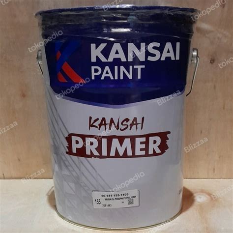 Jual Kansai Zinc Chromate 25kg Light Grey 155 Cat Dasar Kayu Besi 25kg Megah Ct Shopee Indonesia