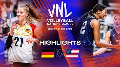 GER Vs USA Highlights Week 3 Women S VNL 2023 YouTube